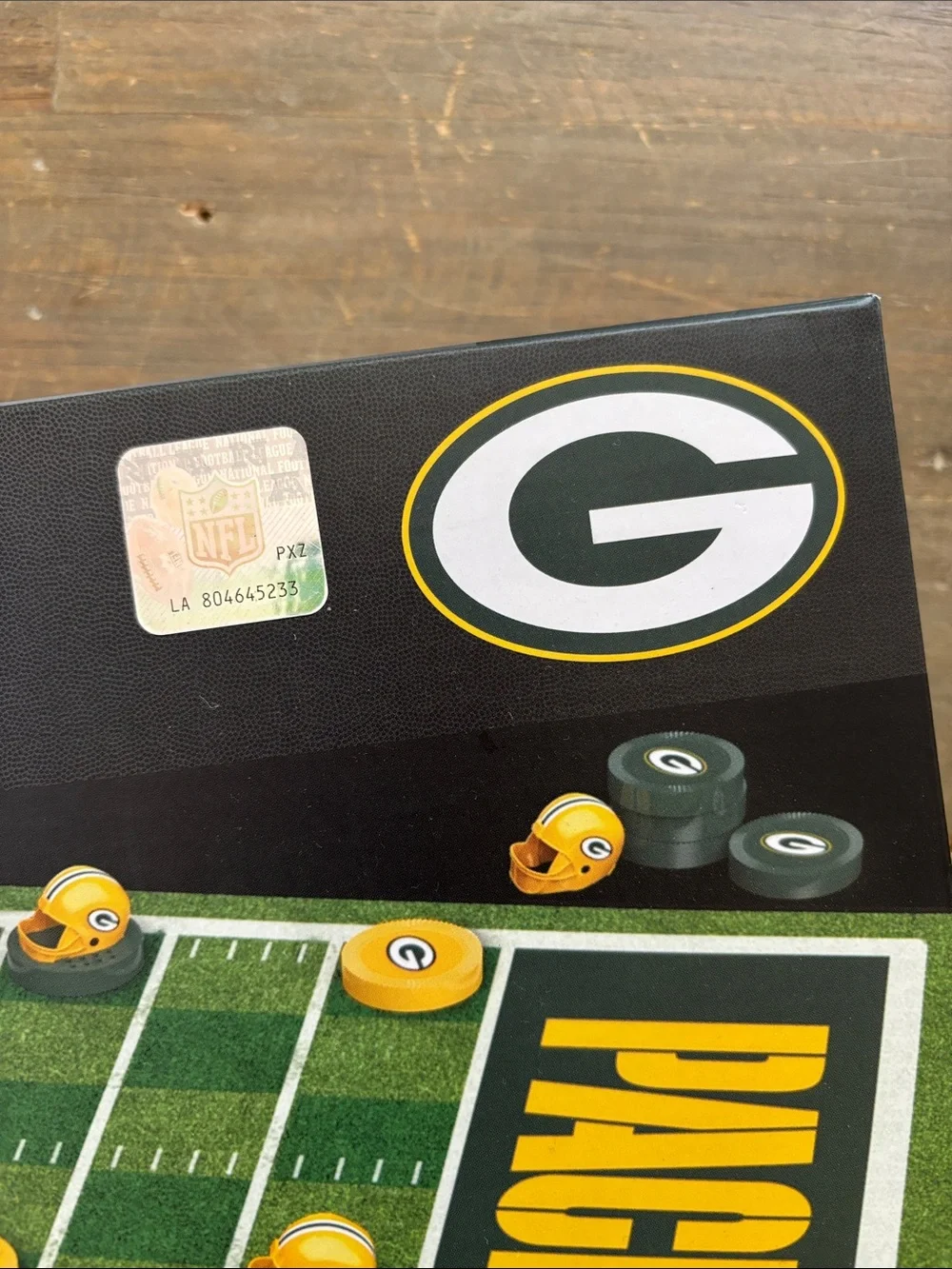 NFL Green Bay Packers checkers game set